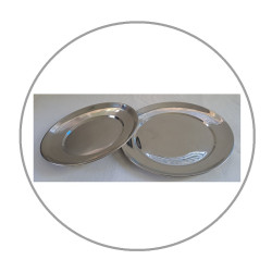Stainless Steel Bread Plate 26 cm